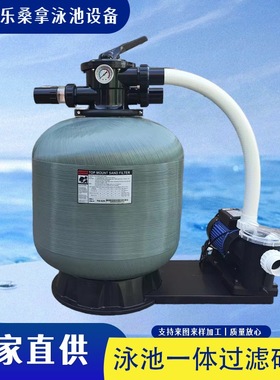 泳池一体过滤砂缸水泵循环过滤器