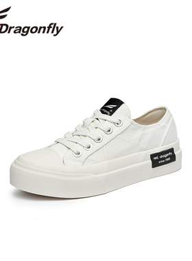 REDDRAGONFLY/红蜻蜓春季低帮帆布鞋女平底经典潮流板鞋WTB32530