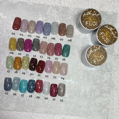 日本ANNUUM甲油胶爆闪碎钻新年