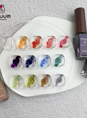 ANNUUM日本高饱和植物晕染液半田翔子老师shoko联名款ins便捷