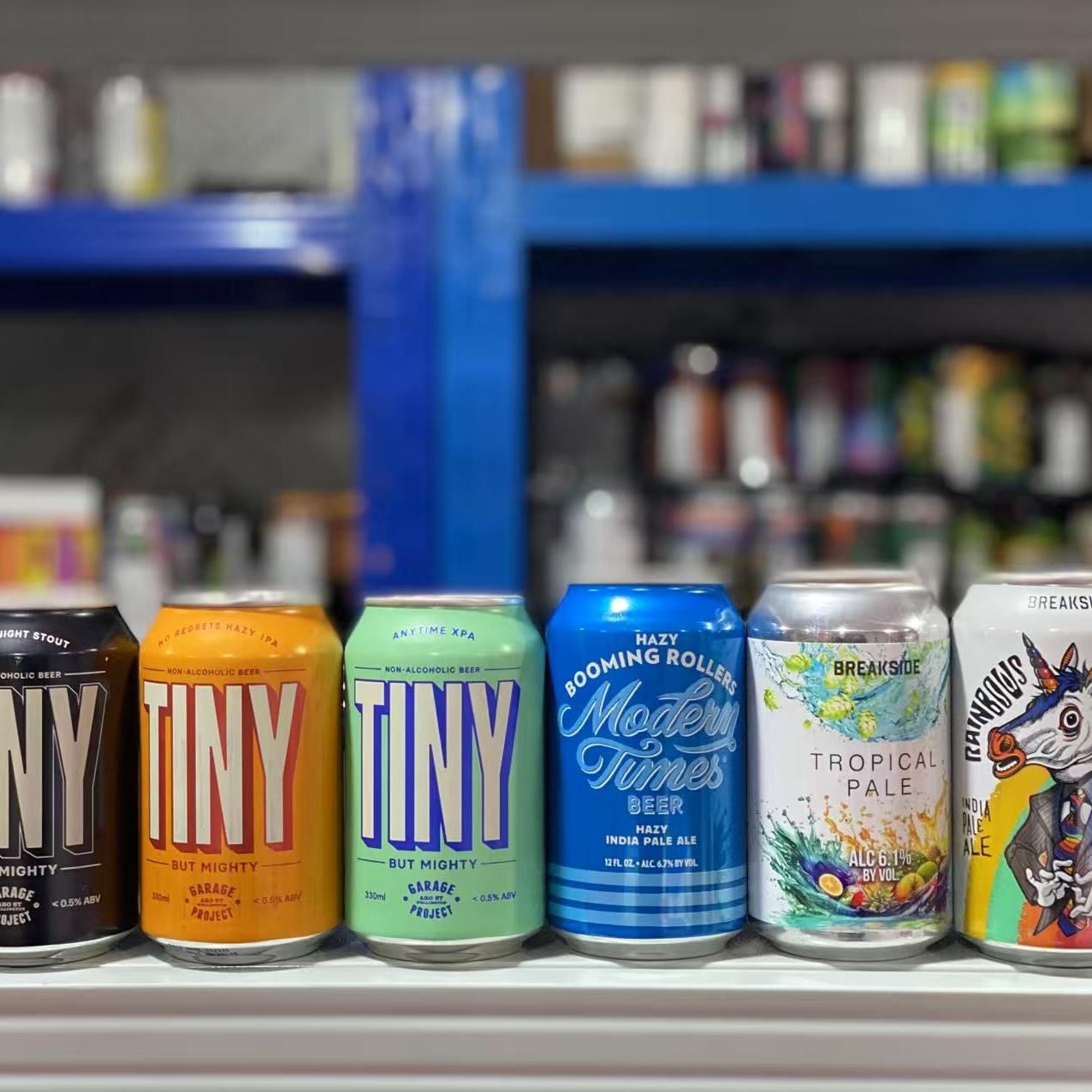 特价6罐组合 车库计划微乎其微无醇世涛浑浊IPA摩登时代破澜啤酒