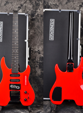 定制原版斯坦伯格电吉他steinberger黄贯中无头电吉他 原琴双头弦