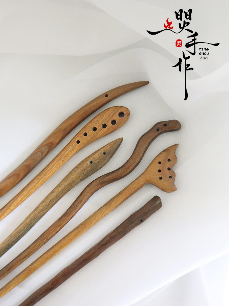 绿檀发簪diy配件绳编发簪绿檀簪子古风女木质长木簪子新中式盘发,饰品/流行首饰/时尚饰品新,发饰,淘宝优惠券,粉丝福利购,淘宝优惠卷