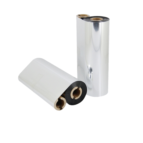 蜡基条码碳带110mmx70m~90m 条码打印机不干胶铜版标签纸 gk888t专用小管芯色带