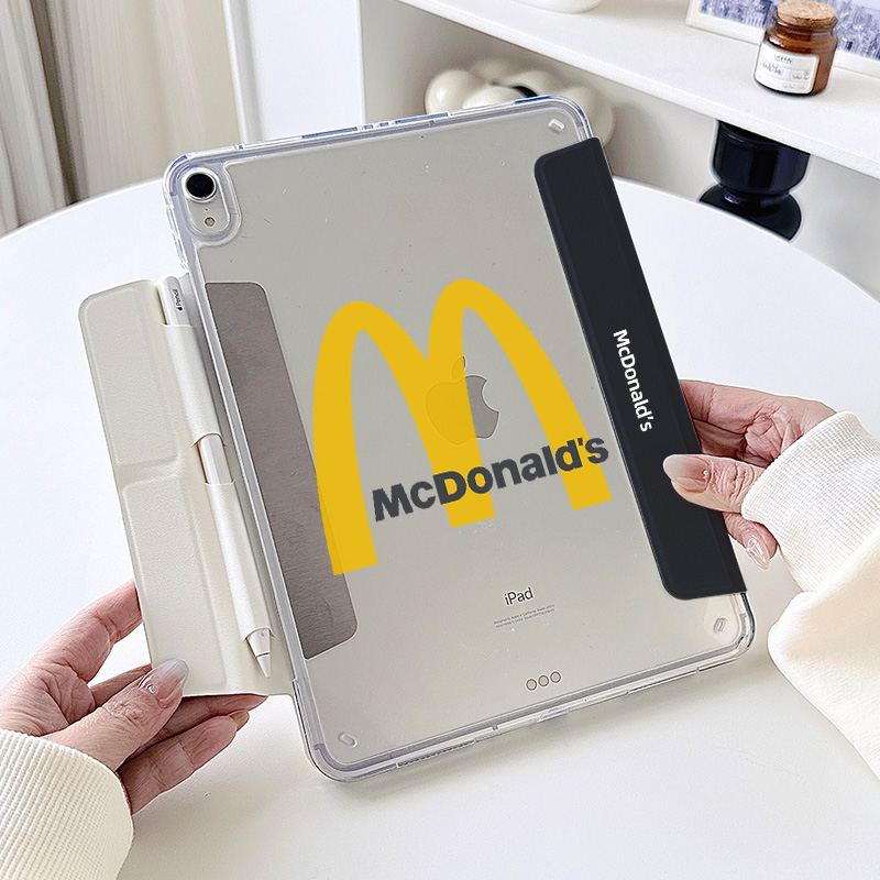 【无笔槽拆分x酷潮M字母】ipadair7保护套适用小米平板6透明2025第11代华为matepad11.5s壳12.2防弯pro13mini
