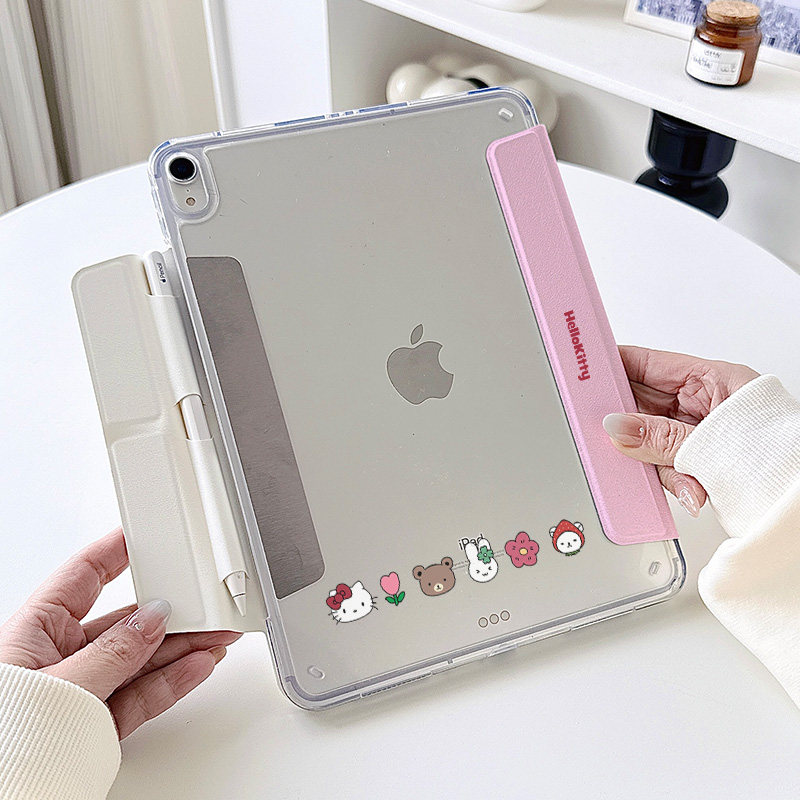 【3+y折x无笔槽】带笔槽ipadair7保护套小米平板6pro华为matepad12.2寸11.5s苹果air12防摔壳第11代12.9猫kt2