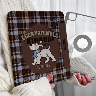 【2024x磁吸可拆分】适用苹果平板ipadair6保护套pro11华为matepad11.5s亚克力5防弯12.2带笔槽4透明13壳mini