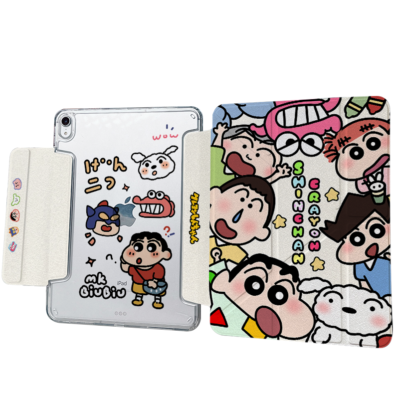【搭扣亚克力x兼容笔套】ipad保护套适用苹果平板pro11代透明air7笔槽5防弯matepad12壳air6学生20