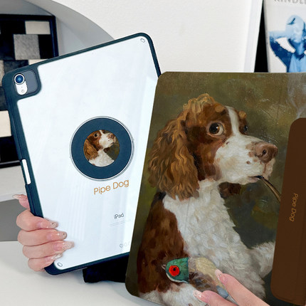 【3+y折磁吸拆分】油画风ipadair7保护套第11代12适用苹果小米平板6华为matepadpro12.2透明vivo壳11.5带笔槽