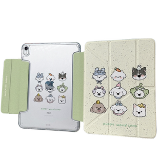 【搭扣亚克力x无笔槽】狗狗2025搭扣适用苹果平板ipadair7保护套pro11代13防弯5/4matepad11.5s可爱10.8绿色6