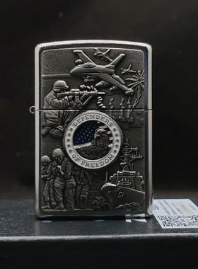 原装专柜正品zippo打火机芝宝之宝 24457 美国象征徽章