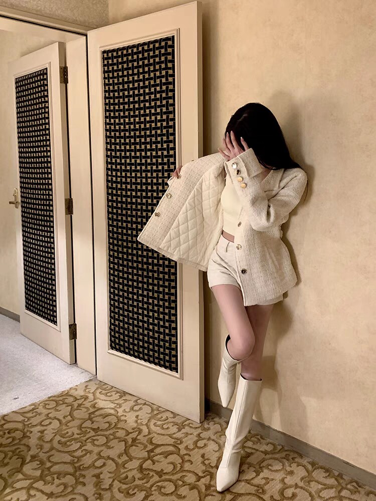 YTFR呢外套女2023年冬新毛呢外套
