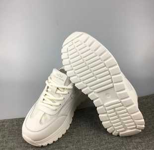 系带简约百搭休闲鞋 新款 女2024夏季 恩度厚底增高鞋