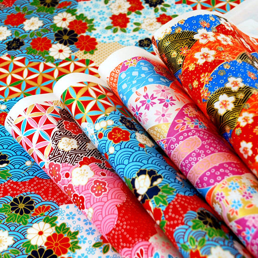 和风包装纸素材模板 和风包装纸图片下载 小麦优选