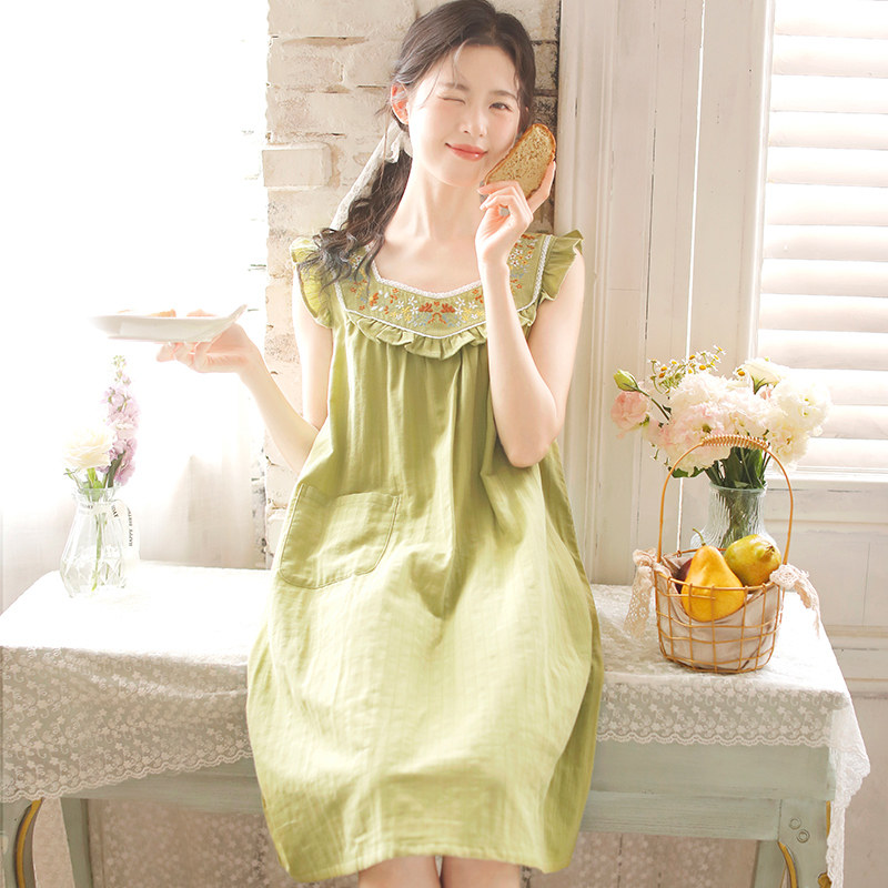 富朵纯棉孕妇待产裙夏季薄款纱布月子服产后哺乳睡裙怀孕期家居裙,孕妇装/孕产妇用品/营养,家居裙,淘宝优惠券,粉丝福利购,淘宝优惠卷