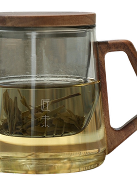 台湾玻璃泡茶杯高硼硅高档