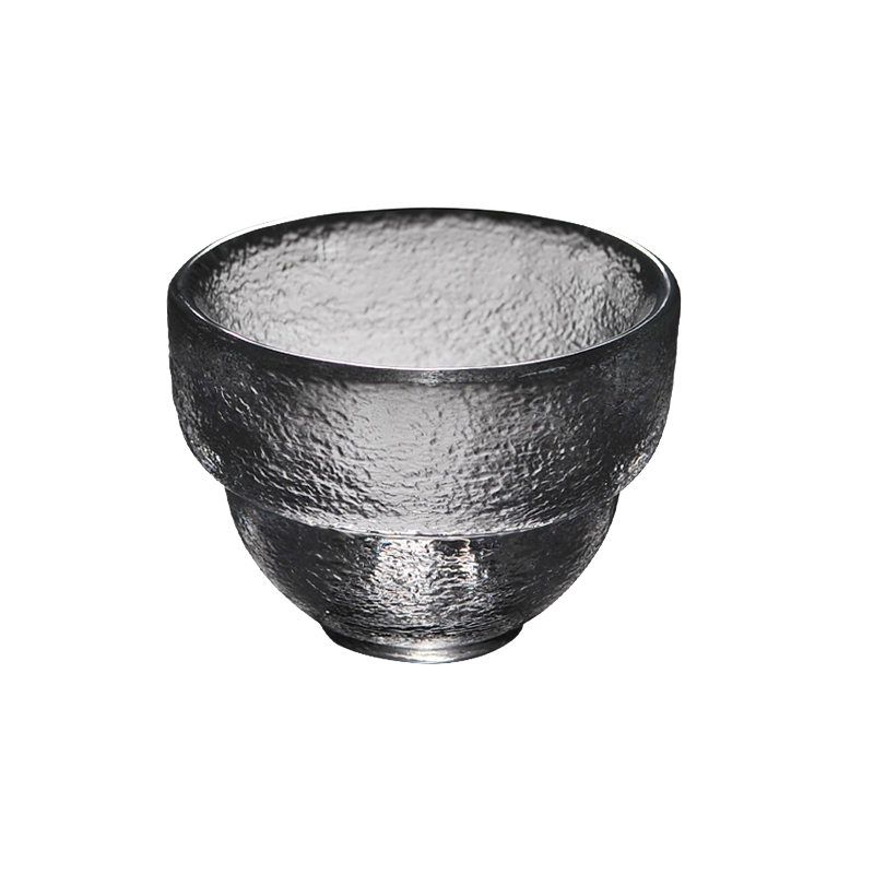汇茶日式手工玻璃杯锤纹
