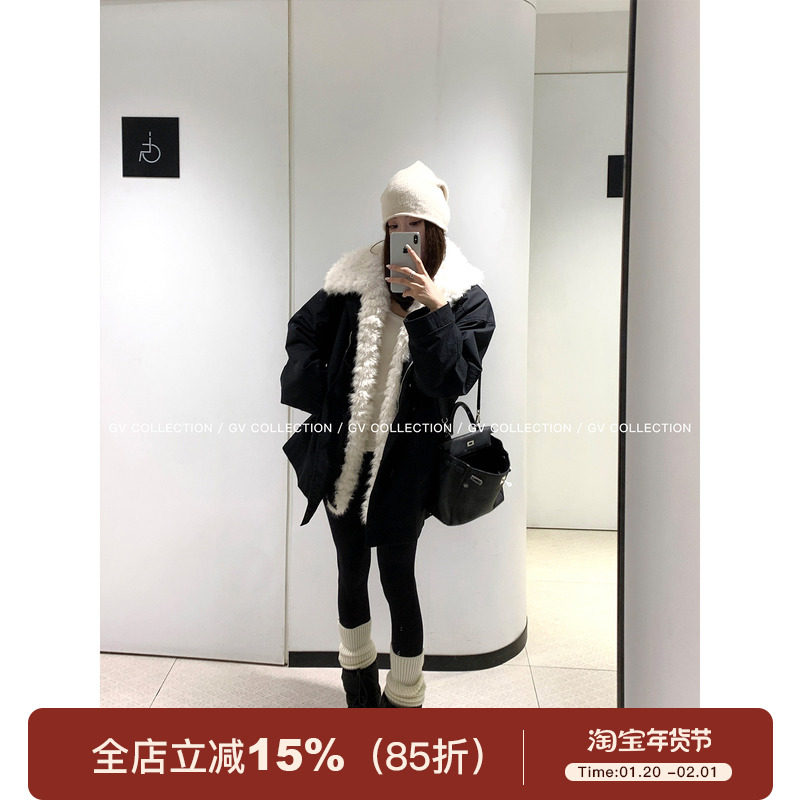 GV大白哥 中古派克 大毛领可拆卸夹棉两穿派克外套秋冬新款上衣,女装/女士精品,派克服,淘宝优惠券,粉丝福利购,淘宝优惠卷