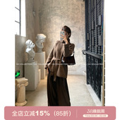 上衣女 羊毛高领腰带收腰毛衣上衣秋冬保暖新款 GV大白哥 老钱主线