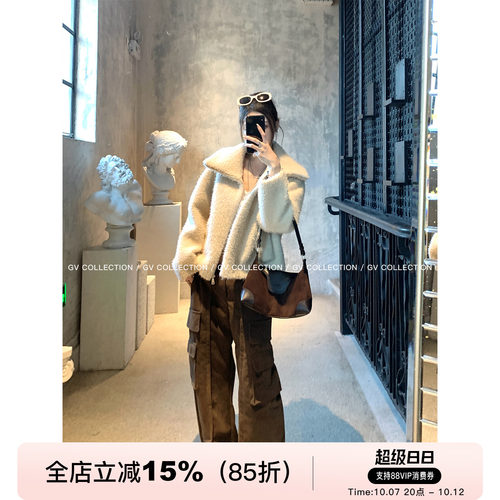 灯芯绒直筒口袋工装裤