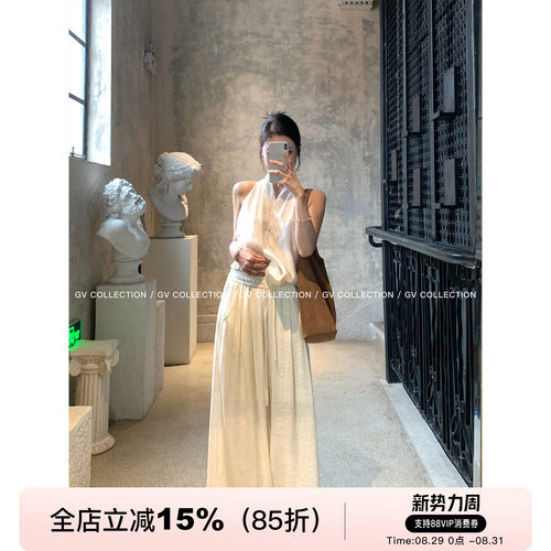 棉麻舒适直筒直筒休闲裤