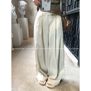 立减20% 20点 4.07 休闲裤 腰扣解构直筒休闲薄款 西裤 博主日常