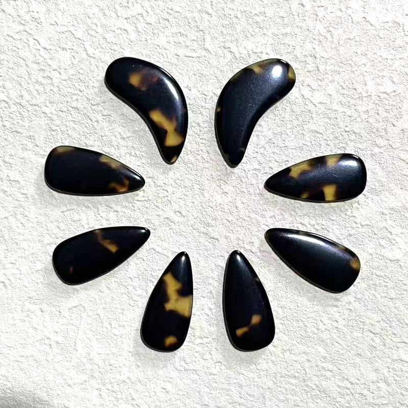 古筝指甲专业考级半帽双弧成人儿童通用甲片古筝义甲