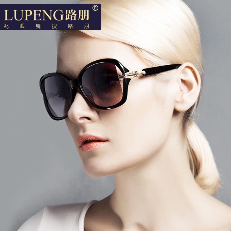 大镜框墨镜女偏光镜女大脸太阳镜女 圆脸眼镜女士太阳眼镜女款