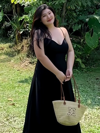 Summer Plus-Size 150kg Women's Camisole Dress, Inner Wear Little Black Dress, Waist-Cinching Slimming Dress