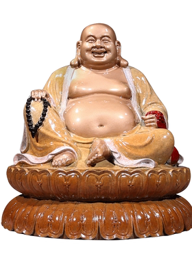 佛香天逸彩铜弥勒佛家用佛像摆件