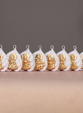 佛香天逸 12生肖佛牌项链千手观音虚空藏文殊普贤大势至大日如来
