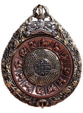 佛香天逸12生肖佛手把件