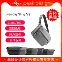 巅峰设计 PeakDesign Everyday Sling 3L 6L 10L V2 подходит для Canon Nikon Sony Two Fuji Microtario Anti -Single Pack, сумка для фотографии плеча