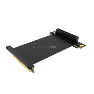 摩奥PCI 4.0台式 机8X延长线支持网卡阵列卡pcie x8转接线gen4