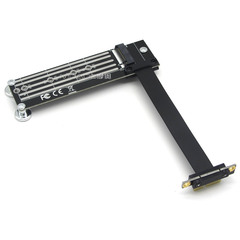 PCI-E转M2转接线 m2 NVME SSD固态硬盘转pcie 1X延长线 3.0