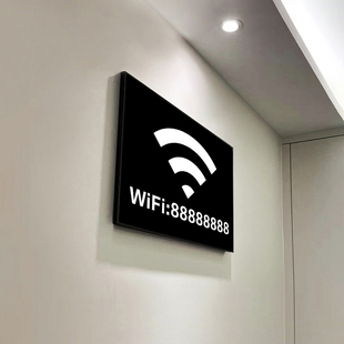 无线网黑白配电盒遮挡免打孔开关挂画字母电表箱装饰画多媒体盖板