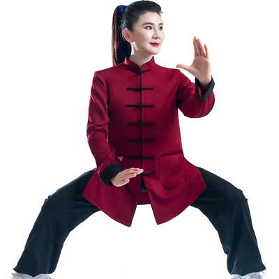 春秋季太极服，撞色中国风