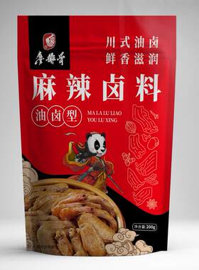 廖排骨油辣卤麻辣味200克