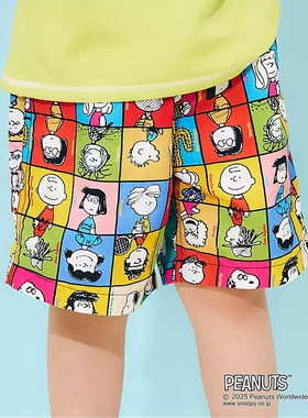 Chookids日本代购 F.O.KIDS 2025夏  史努比联名款75周年速干短裤