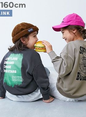 Chookids日本代购 devirock 2025秋冬 童装 14色印花宽松圆领卫衣