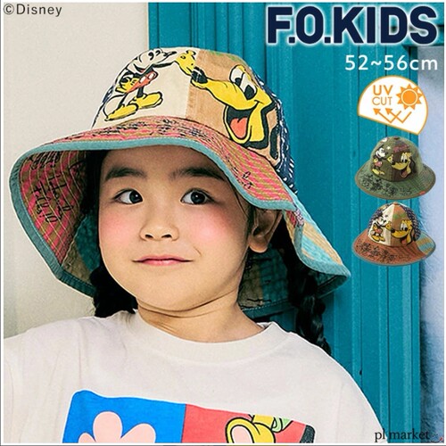 Chookids日本代购 F.O.KIDS 2026夏 童装 迪士尼合作款防晒渔夫帽