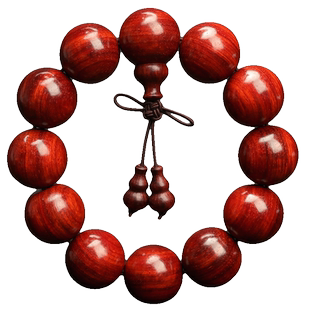 赞比亚小叶紫檀手串2.0血檀雕刻生肖招财文玩佛珠108颗手链男女款