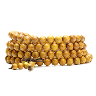 正宗北料柘木老料黄金檀手链8mm108颗佛珠手串文玩念珠男女款包邮
