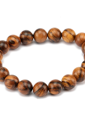 天然印尼花奇楠手串高油虎皮纹