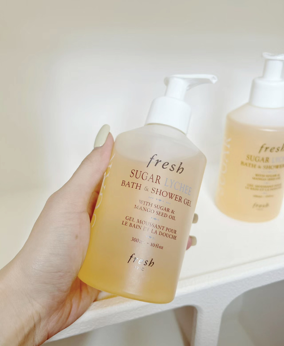 现货fresh馥蕾诗沐浴露300ml西柚荔枝葡萄柠檬活悦 压泵翻盖