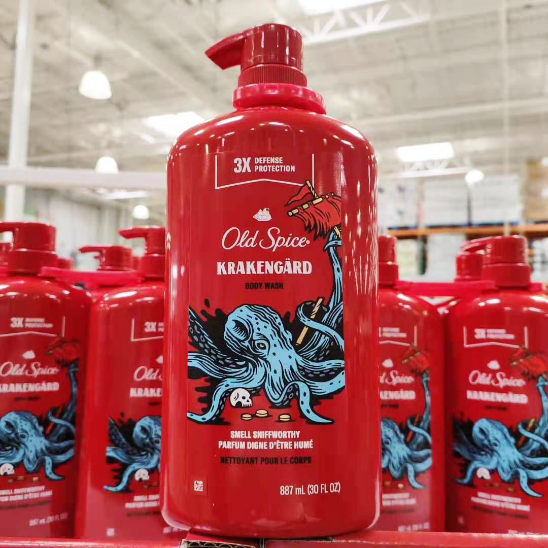 25年 现货加拿大代购 欧仕派 old spice男士古龙香沐浴露887ml