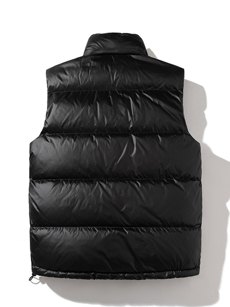 겨울 흰색 오리 다운 따뜻한 작업복 다운 재킷 조끼 아메리칸 캐주얼 두꺼운 커플 재킷 다용도 남성 및 여성 양복 조끼