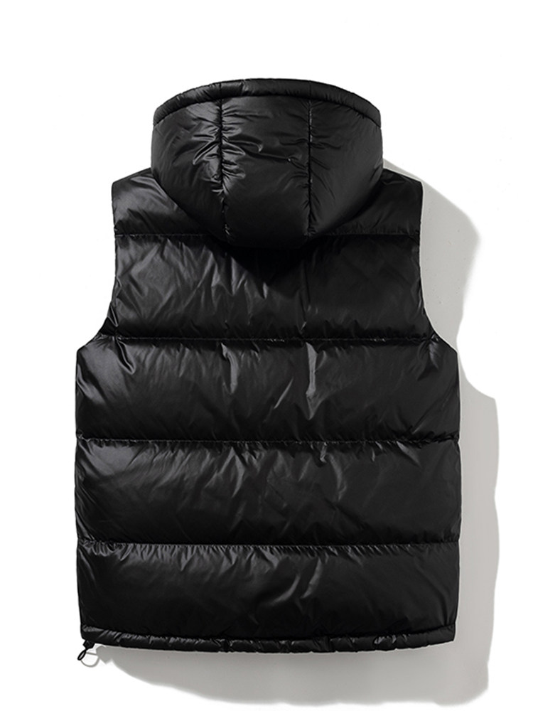 겨울 흰색 오리 다운 따뜻한 작업복 다운 재킷 조끼 아메리칸 캐주얼 두꺼운 커플 재킷 다용도 남성 및 여성 양복 조끼