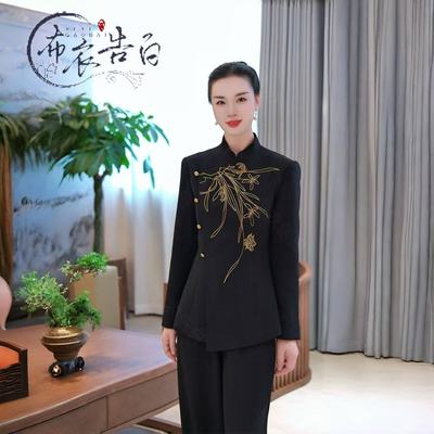 BYGB-2025秋季新款新中式国风高端气质套装2833