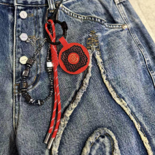 现货CLOT陈冠希链条编织绳挂饰包包挂绳钥匙扣挂件裤子挂饰男女款